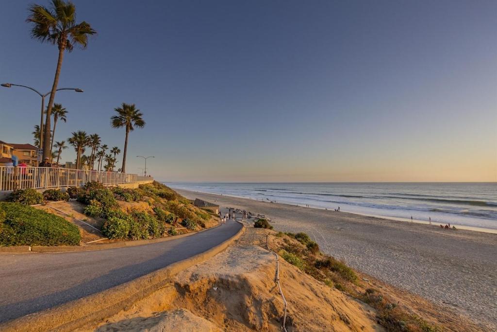 Ocean View From Private Patio, Across Street From Beach Carlsbad Exterior foto